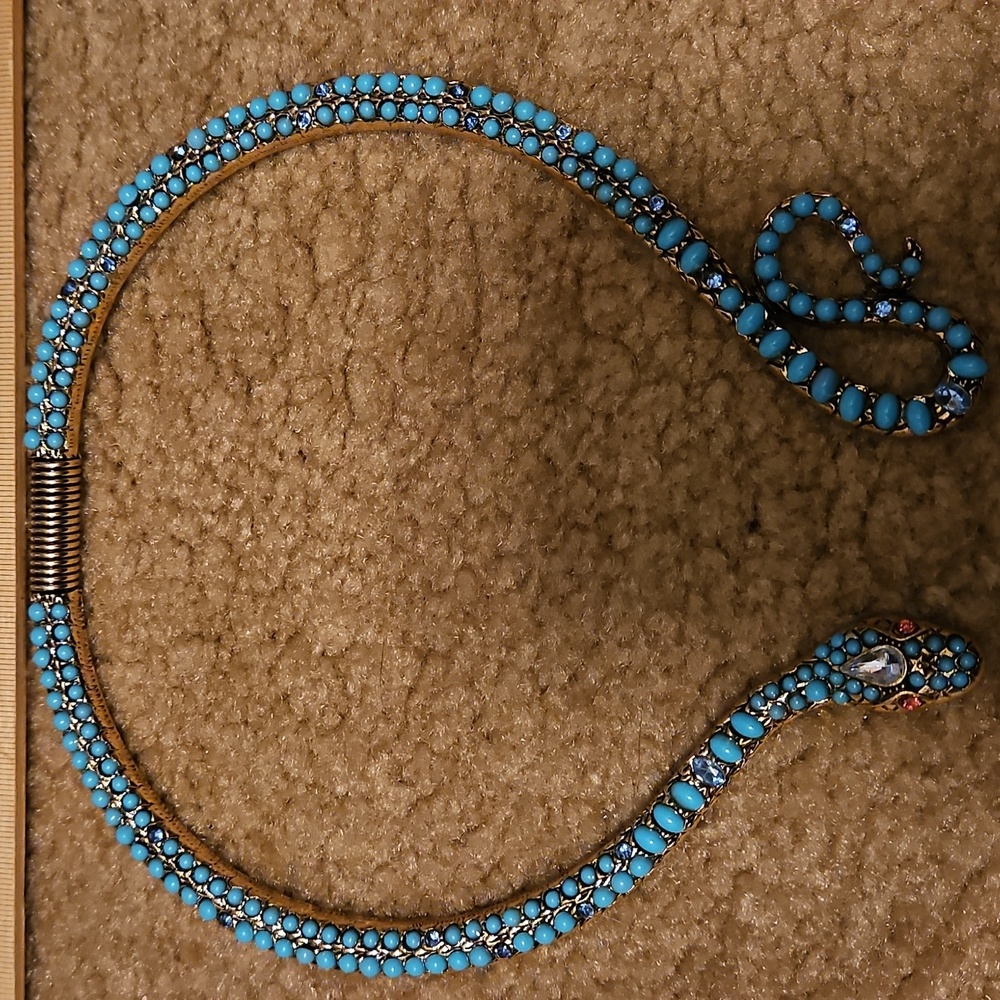 Turquoise Snake Necklace - Picture 3 of 4